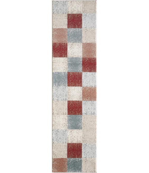 Kas Avalon 5616 Brown Checkered Area Rug 3'3" x 5'3"