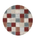 Kas Avalon 5616 Brown Checkered Area Rug 3'3" x 5'3"