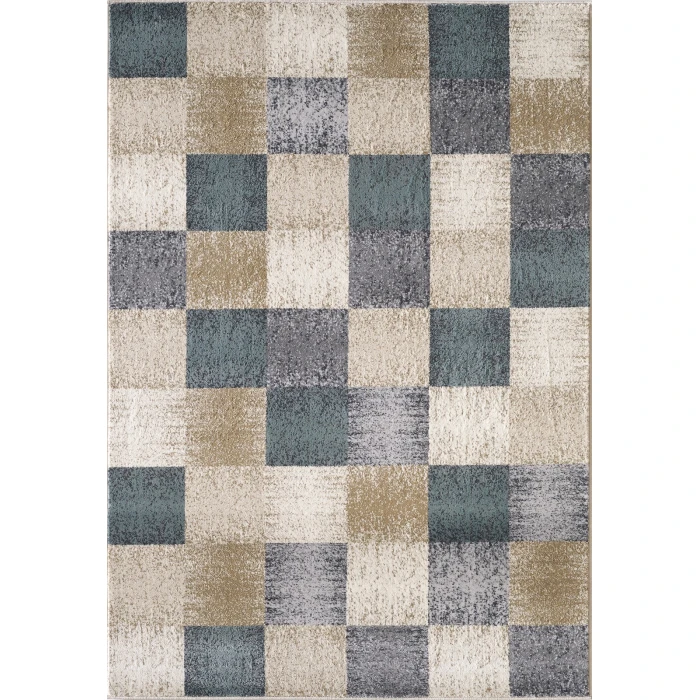 Kas Avalon 5617 Ivory Checkered Area Rug 7'10" x 9'10"