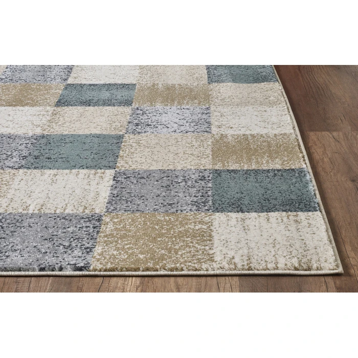Kas Avalon 5617 Ivory Checkered Area Rug 7'10" x 9'10"