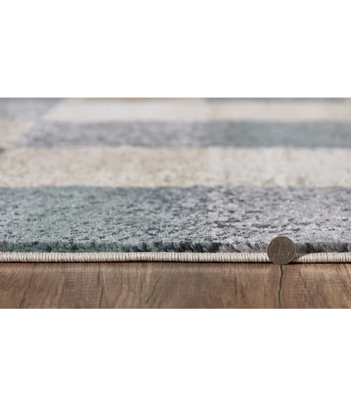 Kas Avalon 5617 Ivory Checkered Area Rug 5'3" x 7'7"