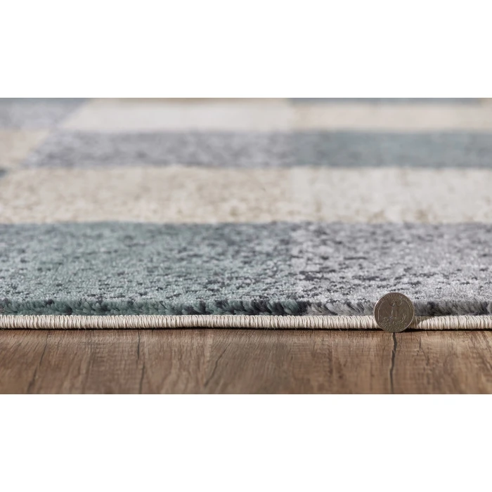 Kas Avalon 5617 Ivory Checkered Area Rug 7'10" x 9'10"