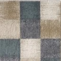 Kas Avalon 5617 Ivory Checkered Area Rug 5'3" x 7'7"