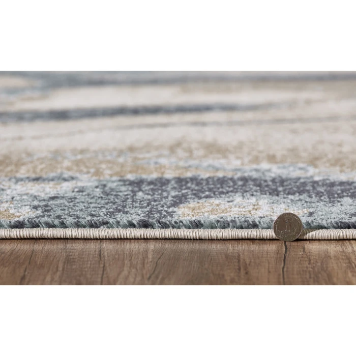 Kas Avalon 5618 Ivory/Blue Wonder Area Rug 5'3" x 7'7"