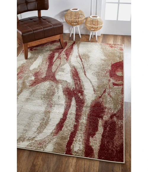 Kas Avalon 5619 Ivory/Brown Wonder Area Rug 9' x 12'
