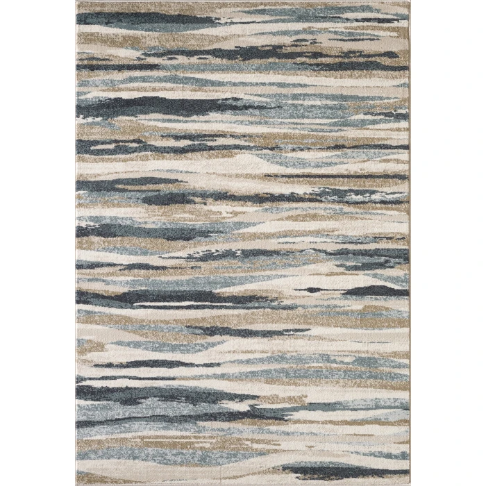 Kas Avalon 5620 Ivory/Blue Landscapes Area Rug 5'3" x 7'7"