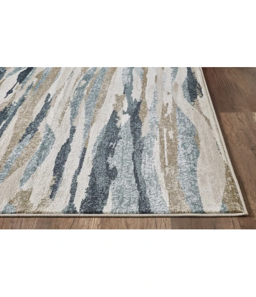 Kas Avalon 5620 Ivory/Blue Landscapes Area Rug 5'3" x 7'7"