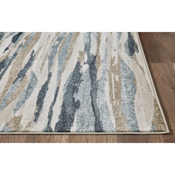 Kas Avalon 5620 Ivory/Blue Landscapes Area Rug 5'3" x 7'7"