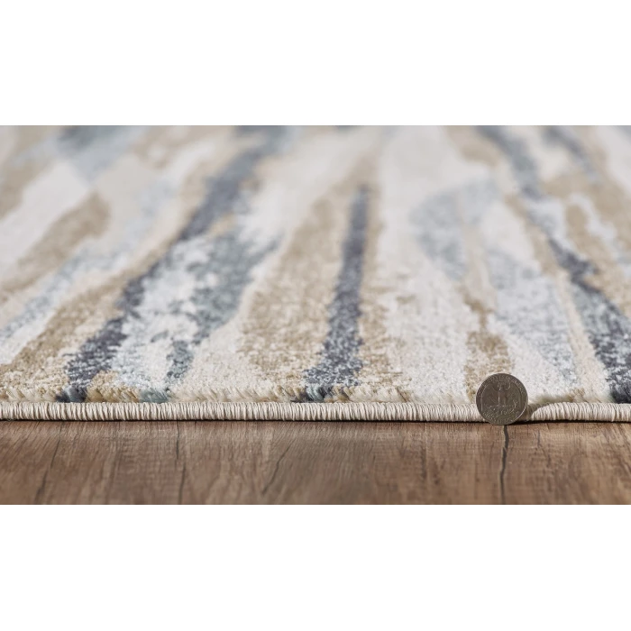 Kas Avalon 5620 Ivory/Blue Landscapes Area Rug 5'3" x 7'7"