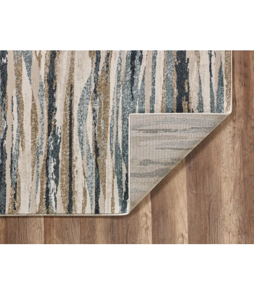 Kas Avalon 5620 Ivory/Blue Landscapes Area Rug 5'3" x 7'7"