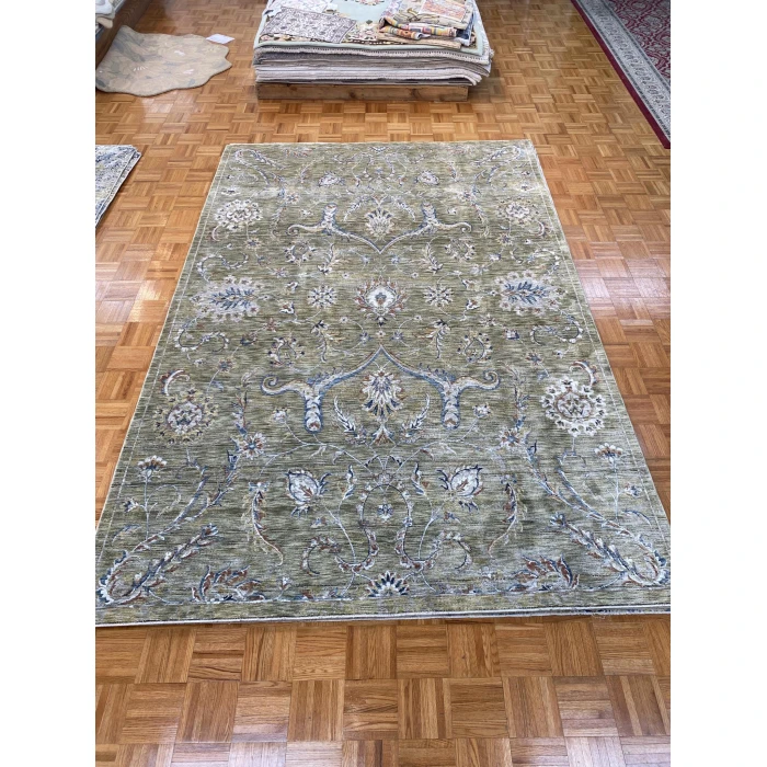 KAS Avani Pistachio 8413 7ft.10in. x 10ft.2in. Rectangle Rug