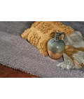 Kas Bliss 1557 Grey Shag Area Rug 6' Round