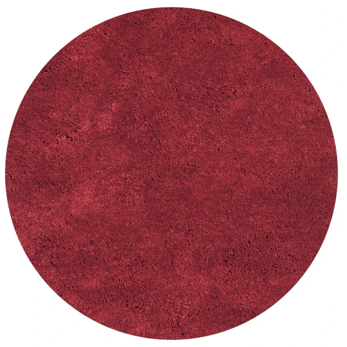Kas Bliss 1564 Red Shag Area Rug 6' Round