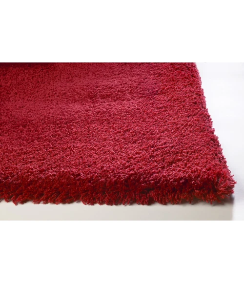 Kas Bliss 1564 Red Shag Area Rug 6' Round