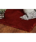 Kas Bliss 1564 Red Shag Area Rug 6' Round
