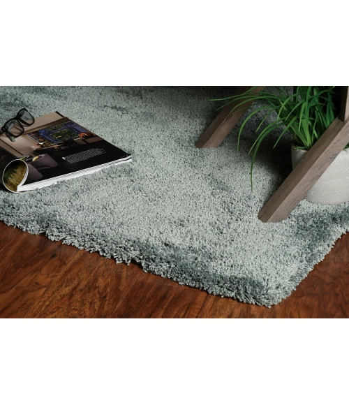 Kas Bliss 1565 Slate Shag Area Rug 3'3" x 5'3"