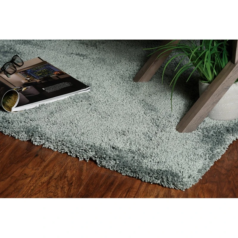 Kas Bliss 1565 Slate Shag Area Rug 3'3" x 5'3"