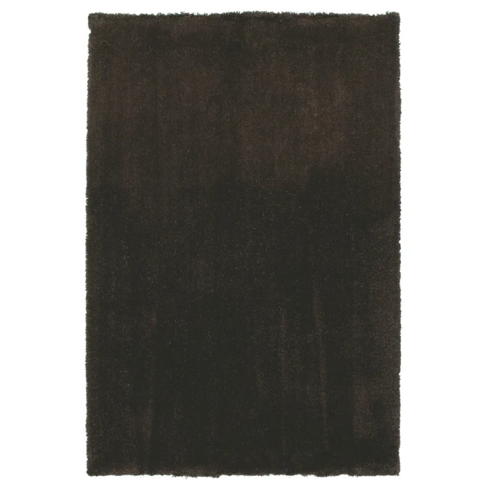 Kas Bliss 1566 Espresso Shag Area Rug 27" X 45"