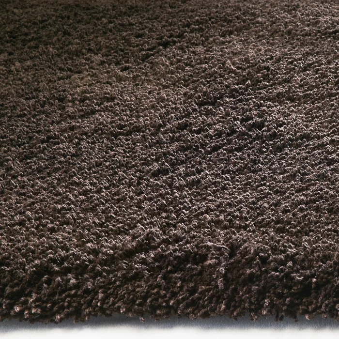 Kas Bliss 1566 Espresso Shag Area Rug 27" X 45"