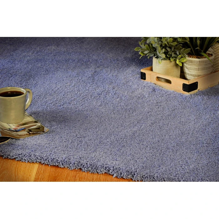 Kas Bliss 1573 Purple Shag Area Rug 6' Round
