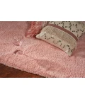 Kas Bliss 1575 Rose Pink Shag Area Rug 9' x 13'