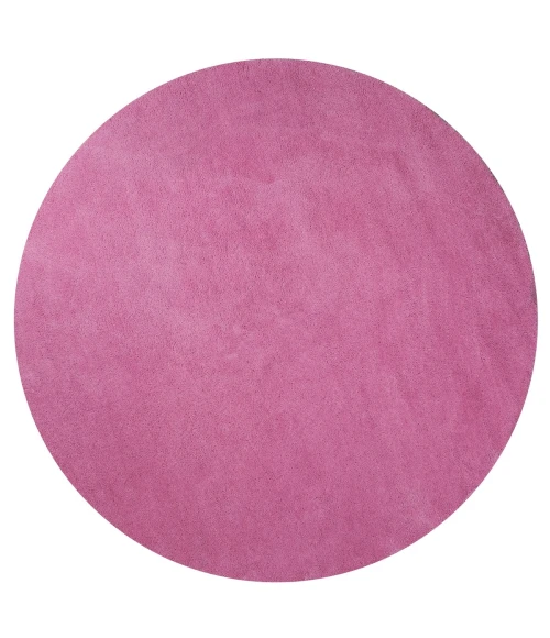 Kas Bliss 1576 Hot Pink Shag Area Rug 8' Round
