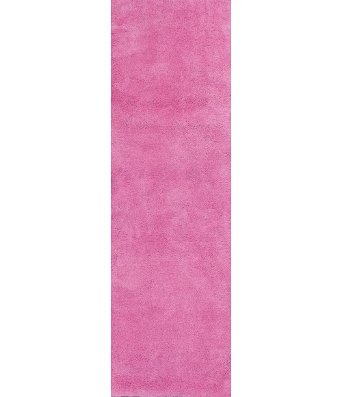 Kas Bliss 1576 Hot Pink Shag Area Rug 8' Round
