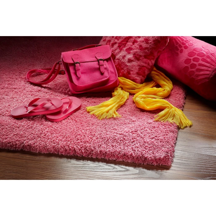 Kas Bliss 1576 Hot Pink Shag Area Rug 7'6" X 9'6"