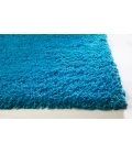 Kas Bliss 1577 Highlighter Blue Shag Area Rug 2'3" x 7'6" Runner