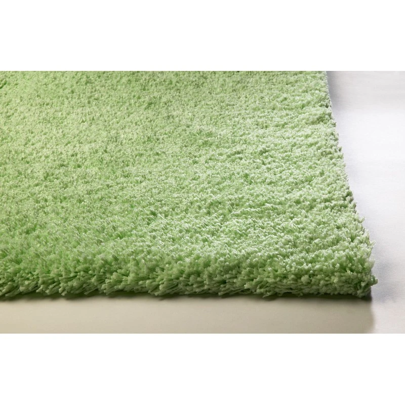 Kas Bliss 1578 Spearmint Green Shag Area Rug 8' x 11'