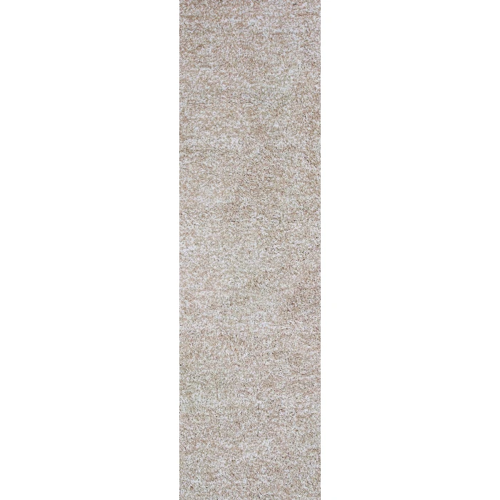 Kas Bliss 1580 Ivory Heather Shag Area Rug 2'3" x 7'6" Runner