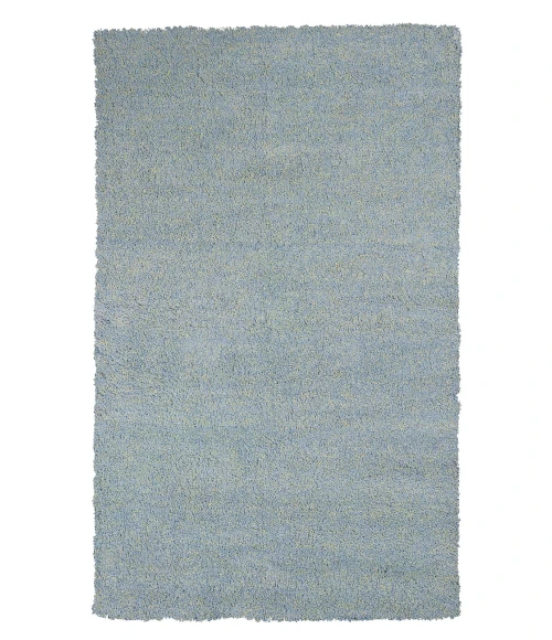 Kas Bliss 1582 Blue Heather Shag Area Rug 7'6" X 9'6"