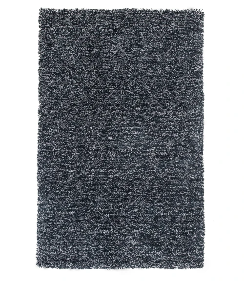 Kas Bliss 1583 Black Heather Shag Area Rug 3'3" x 5'3"