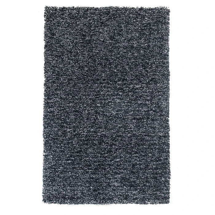 Kas Bliss 1583 Black Heather Shag Area Rug 8' Round