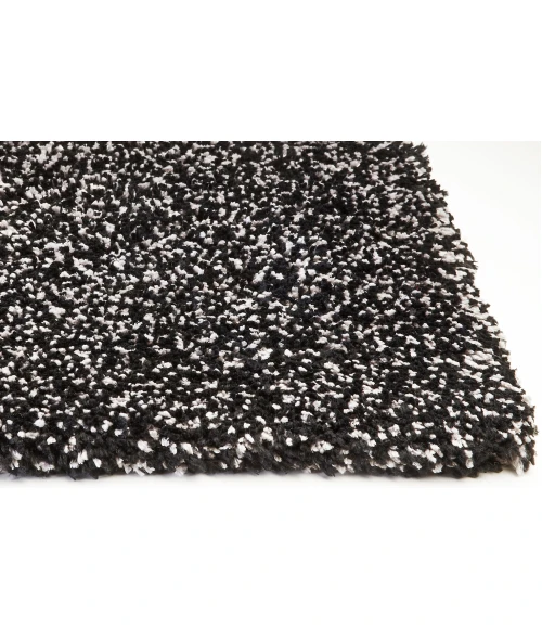 Kas Bliss 1583 Black Heather Shag Area Rug 3'3" x 5'3"