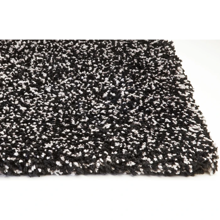 Kas Bliss 1583 Black Heather Shag Area Rug 8' Round