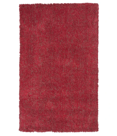 Kas Bliss 1584 Red Heather Shag Area Rug 8' Round