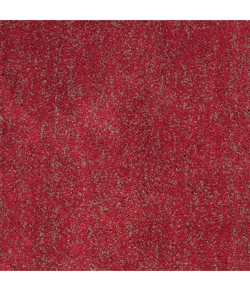 Kas Bliss 1584 Red Heather Shag Area Rug 8' Round