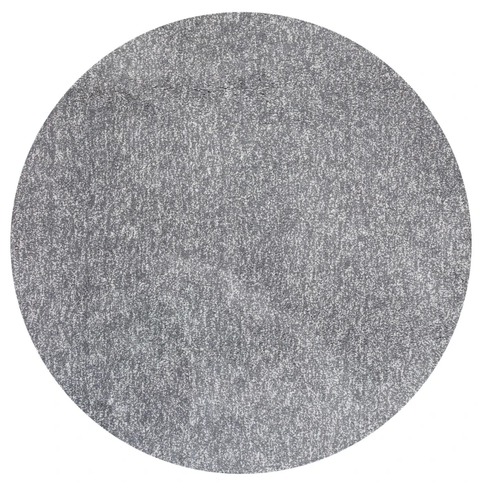 Kas Bliss 1585 Grey Heather Shag Area Rug 6' Round