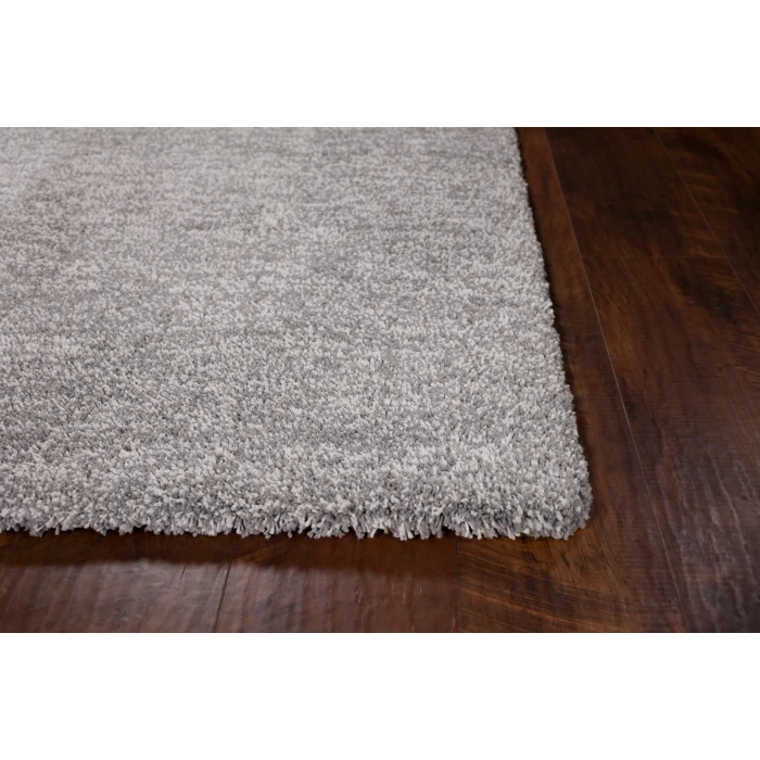 Kas Bliss 1585 Grey Heather Shag Area Rug 6' Round