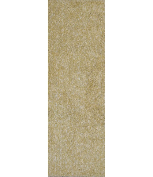 Kas Bliss 1586 Yellow Heather Shag Area Rug 3'3" x 5'3"