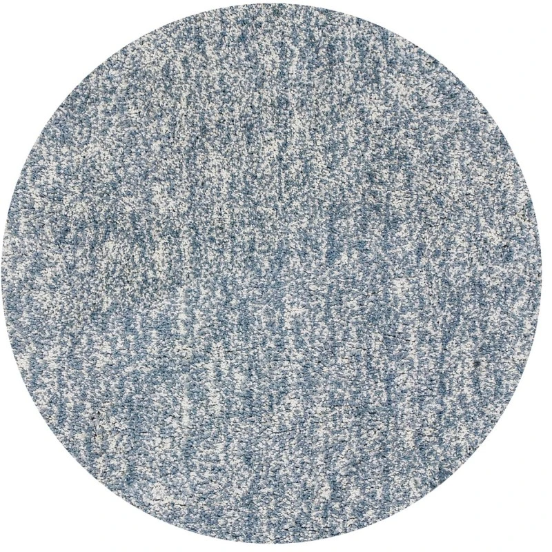 Kas Bliss 1587 Slate Heather Shag Area Rug 6' Round