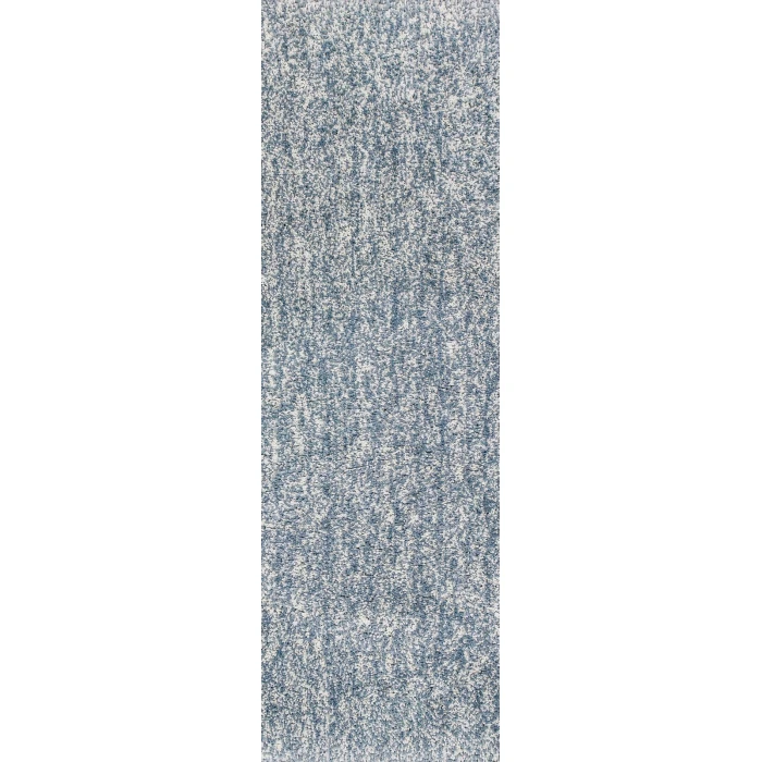 Kas Bliss 1587 Slate Heather Shag Area Rug 2'3" x 7'6" Runner