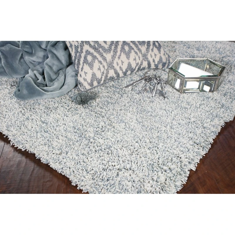 Kas Bliss 1587 Slate Heather Shag Area Rug 6' Round