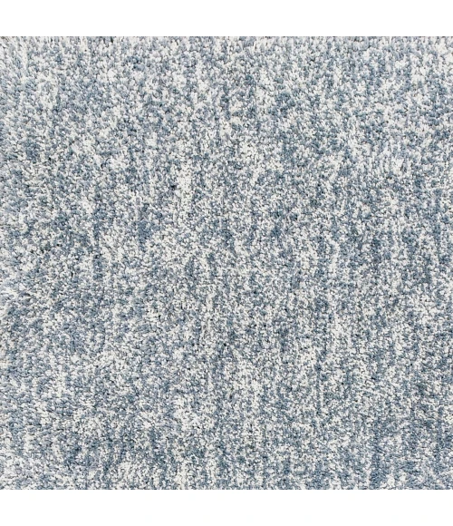 Kas Bliss 1587 Slate Heather Shag Area Rug 2'3" x 7'6" Runner