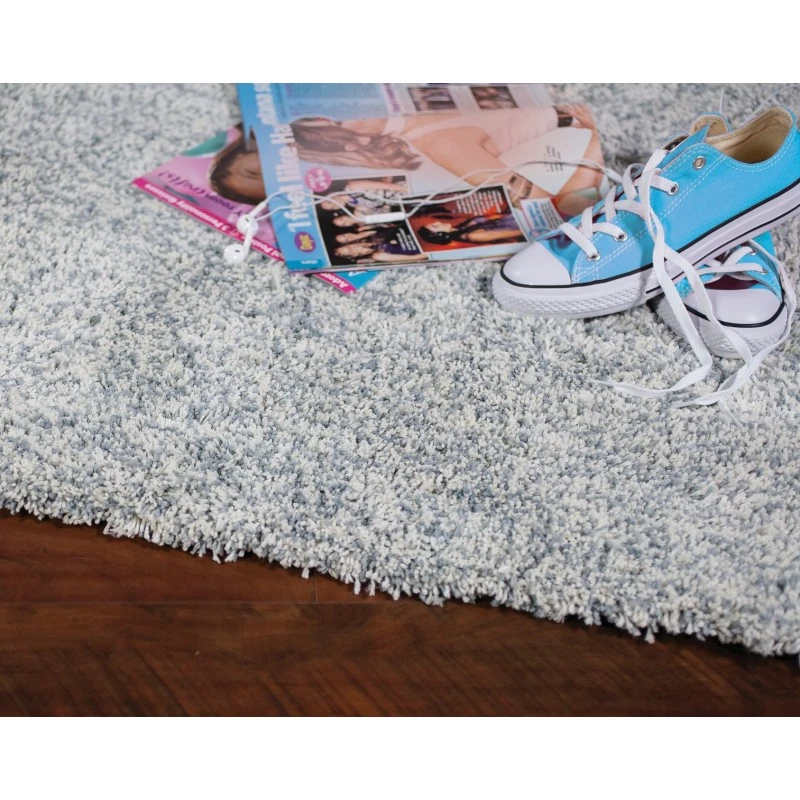 Kas Bliss 1587 Slate Heather Shag Area Rug 6' Round