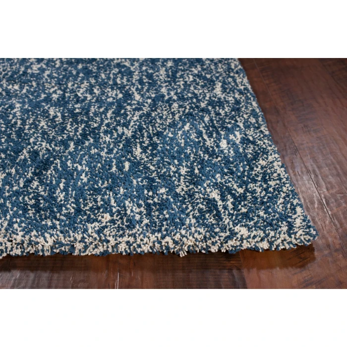 Kas Bliss 1589 Indigo/Ivory Heather Area Rug 7'6" X 9'6"
