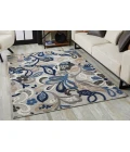 Kas Calla 6922 Grey/Blue Leila Area Rug 7'10' Round