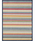 Kas Calla 6927 Ivory/Multi Stripes Area Rug 5'3" x 7'