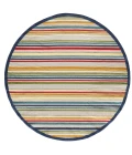 Kas Calla 6927 Ivory/Multi Stripes Area Rug 5'3" x 7'